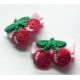 可愛食物髮圈 (一對) - Cherries
